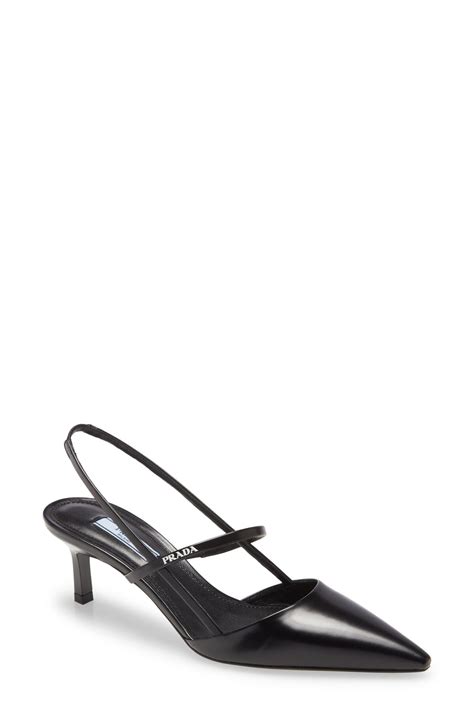 prada mary jane slingback pump